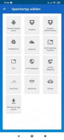 Cloud-Provider auswählen