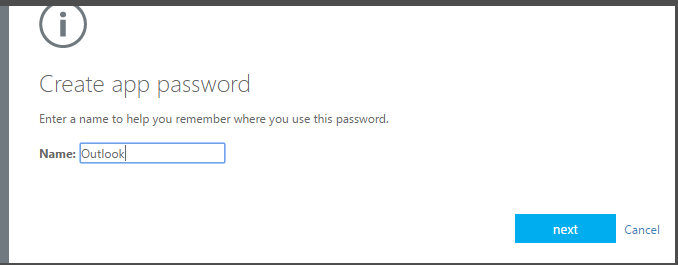 12 Create app password