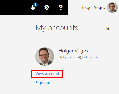 8 Account verwalten